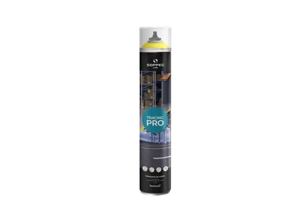 SOPPEC spray TRACING PRO 750 ml. GUL (RAL 1023) - för SOPPEC Driver - 2278005