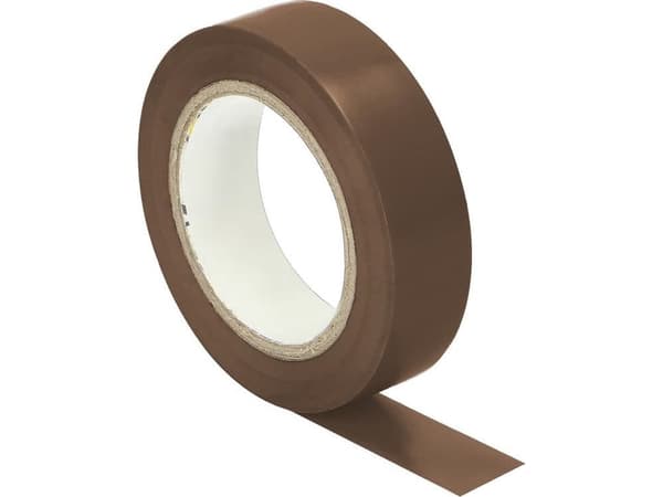 MBG - PIOTR KIŹLIŃSKI ORNO ISOLERINGSTAPE 15mm x 0,13mm BRUNT FLAMMESIKKERT /10 stk.