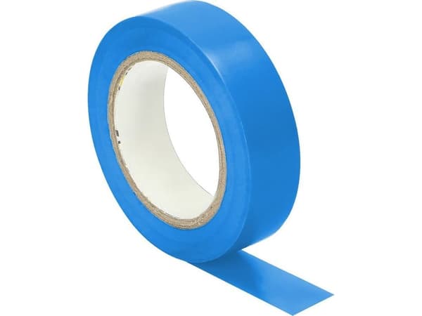 Orno 10 isolasjonsbånd 15mm, blå, flammehemmende, tykkelse 0,13mm, lengde 10m