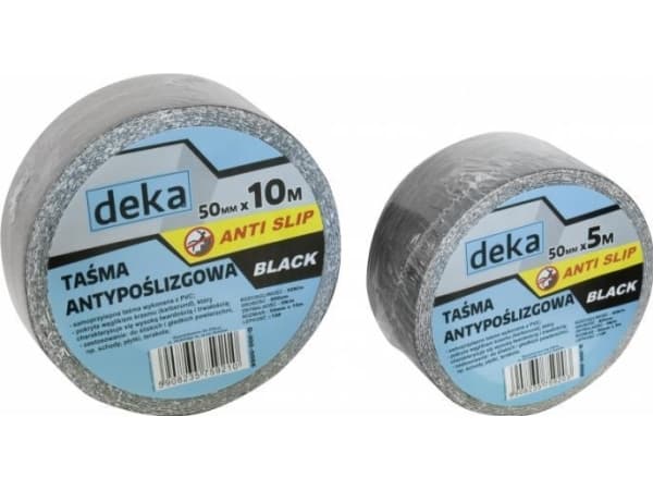 HALKBEKÄMPNINGSTEJP HALKBEKÄMPNING SVART 50MM*5M SVART