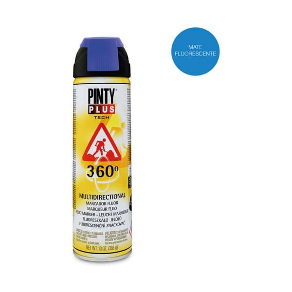 Spraymaali Pintyplus Tech T118 360º Sininen 500 ml