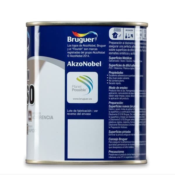 Overflateforbereder Bruguer 5355523  Flerbruk Skriver Hvit 750 ml Matt