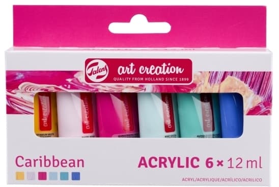 Talens Art Creation Acrylic colour set Caribbean | 6 x