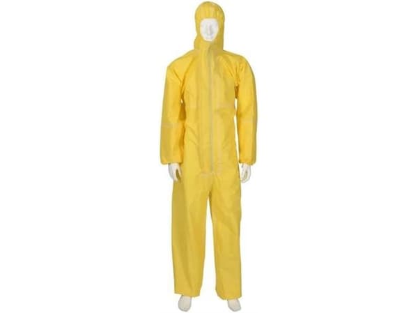 Beskyttelsesdragt Chem Comfort gul XL