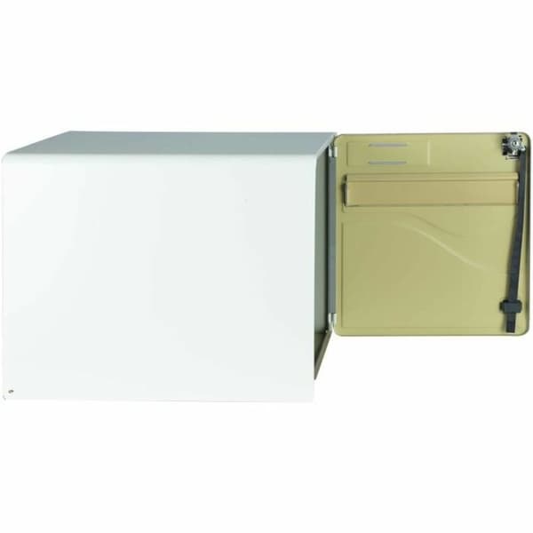 Brevkasse Burg-Wachter   36,5 x 28 x 31 cm Hvid Plastik