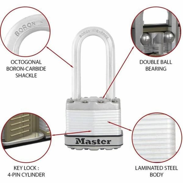Avainriippulukko Master Lock 45 mm