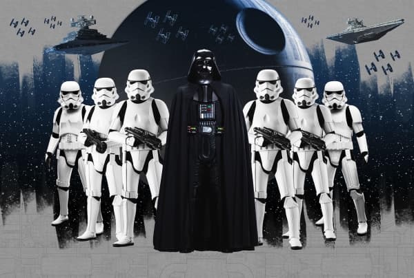 Komar Photomural Xxl4-090 Star Wars 368X248cm