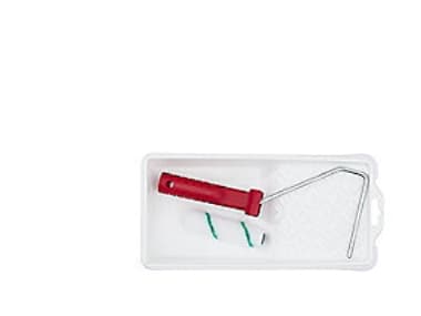 Anza minirullesæt jævn 10cm - Elite (Titex) t/jævne flader, m/malebakke, minirulle & skaft