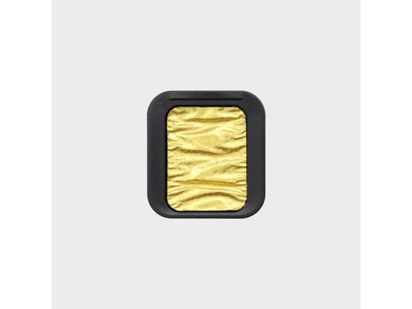FINETEC® Premium pearlescent watercolour pan | Beach Gold