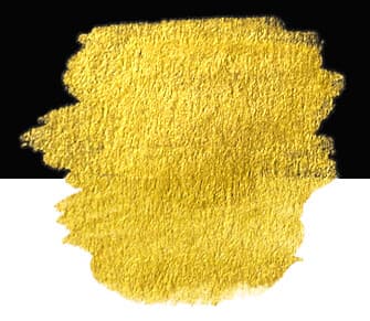 FINETEC® Premium pearlescent satin watercolour pan | Orient Gold