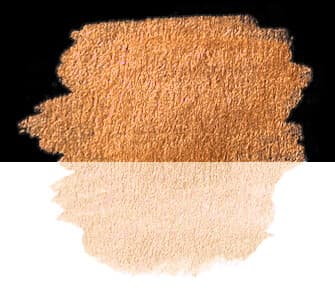 FINETEC® Premium iridescent watercolour pan | Orange Sky