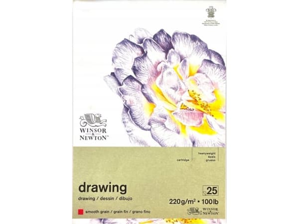 Drawing pad smooth surface 220g A3, 25 pages