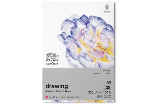 Drawing pad smooth surface 220g A3, 25 pages