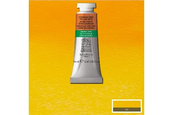 Prof Water Colour 14ml cadminum-free, yellow deep
