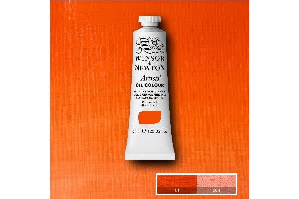Artists oil colour 37ml orange laque mineral 416