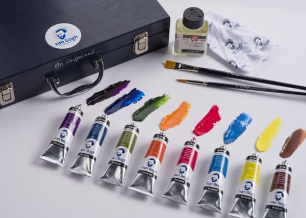 Van Gogh oil colour starter box XL | 12 x + accessories