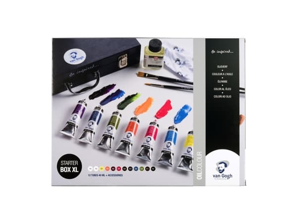 Van Gogh oil colour starter box XL | 12 x + accessories