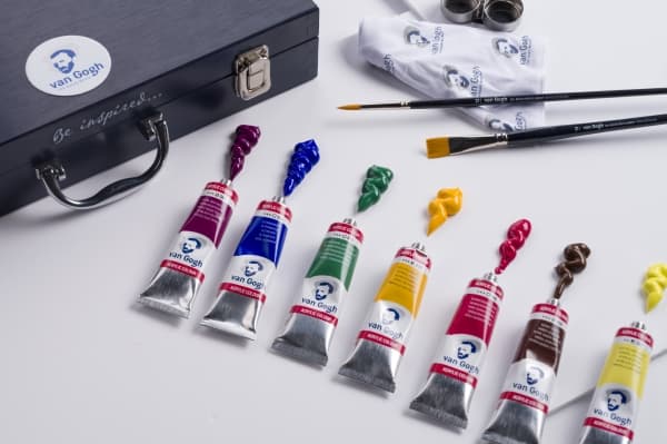 Van Gogh acrylic colour starter box XL | 12 x + accessories