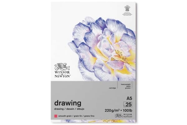 Drawing pad smooth 200g A5, 25 pages