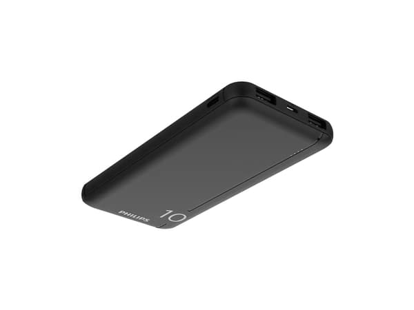 Philips Powerbank 10.000mAh. Sort