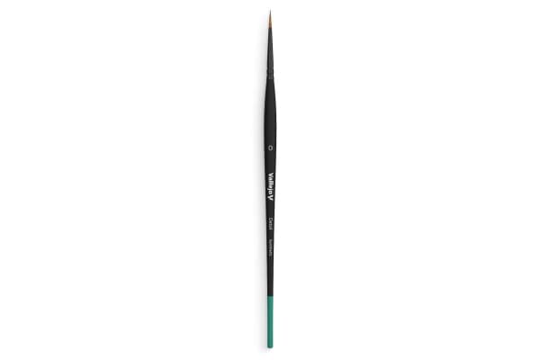 Brush round synthetic hair No. 0