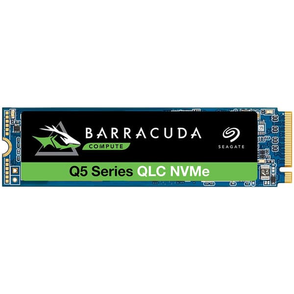 Seagate BarraCuda Q5, 1TB SSD, M.2 2280-S2 PCIe 3.0 NVMe, Read/Write: 2,400 / 1,700 MB/s