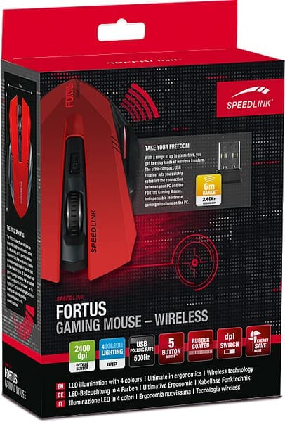 Speedlink mouse Fortus (SL-680100-BK-01)