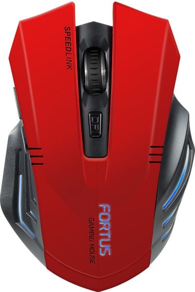 Speedlink mouse Fortus (SL-680100-BK-01) Svart, Röd