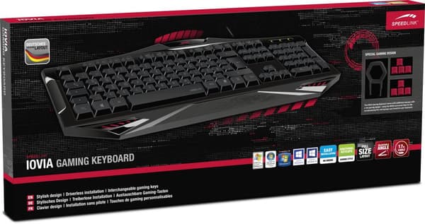 Speedlink keyboard Iovia Nordic (SL-670001-BK-NC)
