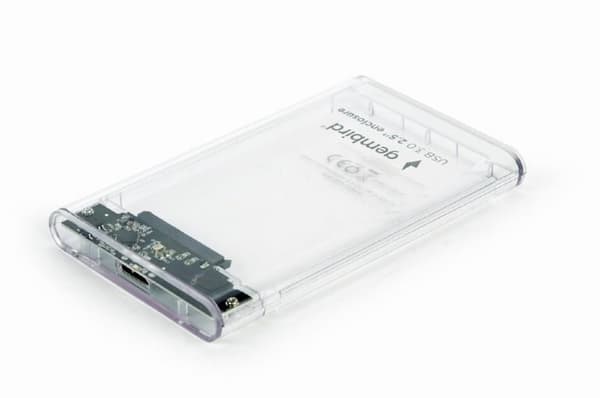 Gembird SATA SSD Enclosure HDD/ 2.5 / USB 3.0 Transparent