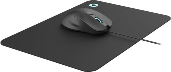 Platinet mouse PMOM010 + mouse pad, black (45571)