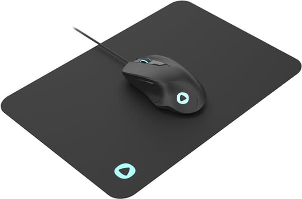 Platinet mouse PMOM010 + mouse pad, black (45571)