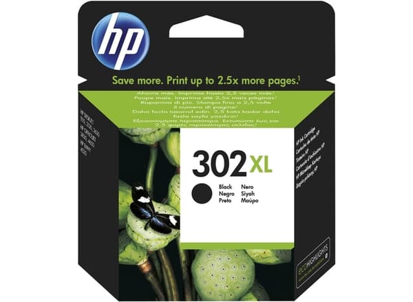 Tintes kārtridžs HP 302XL Black
