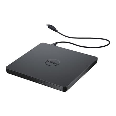 Dell | DW316 | Interface USB 2.0 | External DVD±RW (±R DL) / DVD-RAM drive | CD read speed 24 x | CD write speed 24 x | Black musta