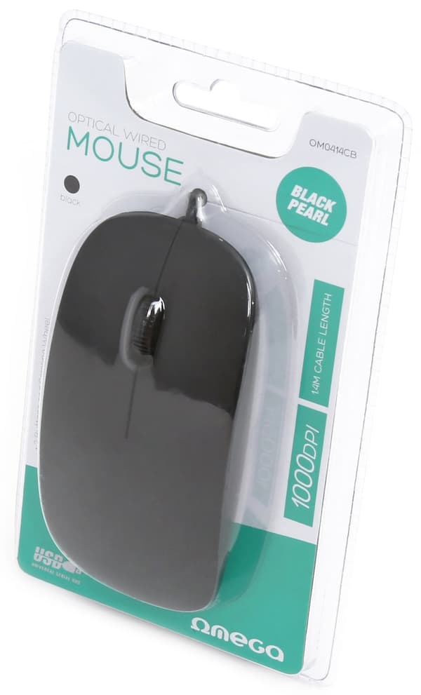 Omega mouse OM-414 Optical, black