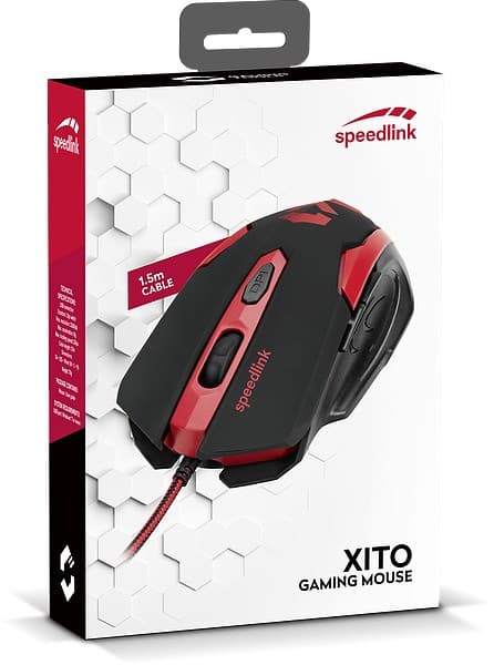 Speedlink mouse Xito Gaming, red/black (SL-680009-BKRD)