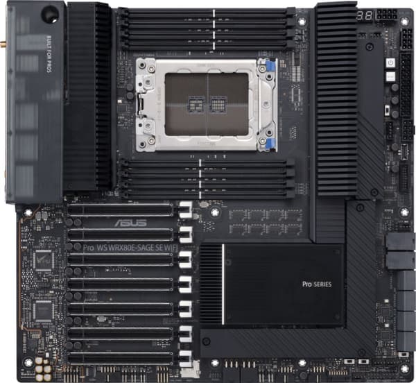 ASUS Pro WS WRX80E-SAGE SE WIFI (E-ATX (EBB), WRX80, Socket sWRX8)