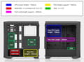 Miniatyrbilde 4 av 6: Zalman N5 TF ATX, RGB fan x4, T/G