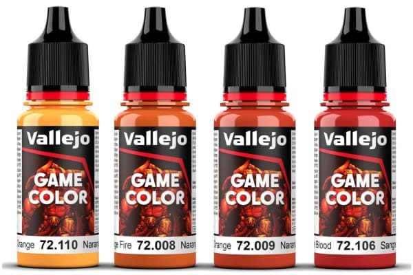 Vallejo Vallejo: 72.381 - Game Color - Orange Color Set 4 x (18 ml)