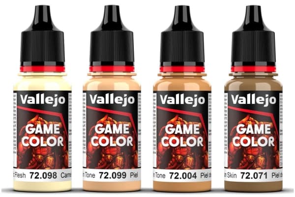 Vallejo Vallejo: 72.380 - Game Color - Tanned Skin Set 4 x (18 ml)