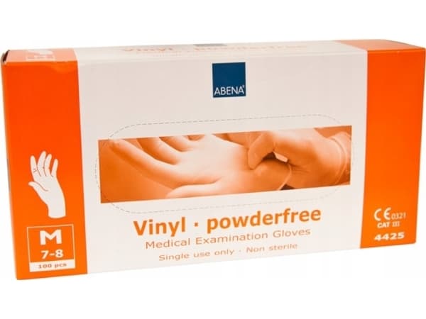 Engangshandske Abena vinyl upudret M