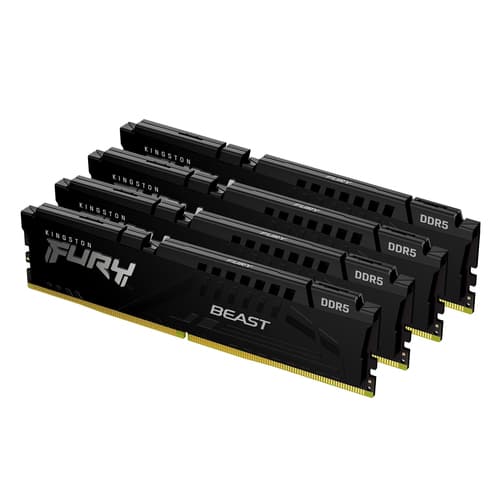 128GB DDR5-5600MT/S CL40 DIMM/(KIT OF 4) FURY BEAST BLACK XMP