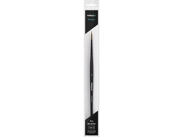Vallejo Vallejo: B01003 - Pro Modeler - Round Brush - Natural 3