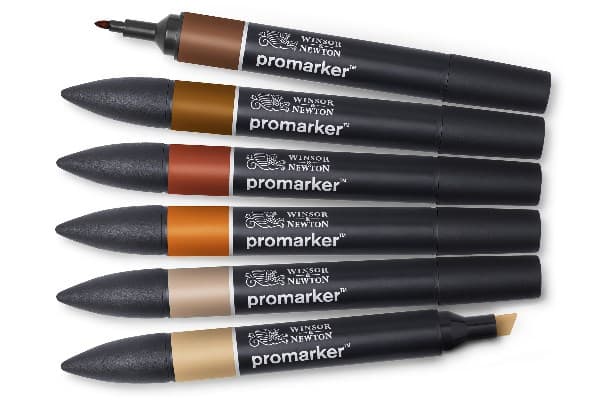 Promarker set 6st hudtoner 2
