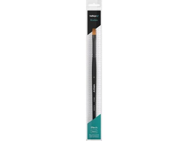 Vallejo Vallejo: B04006 - Effects - Flat Rectangular Brush - Synthetic 6