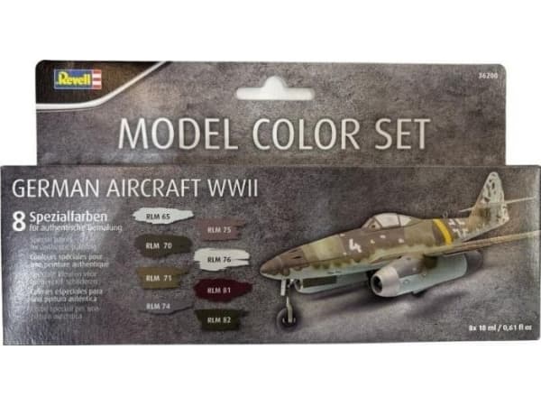 Model Color Set - German Aircraft WW II EDUKAMP