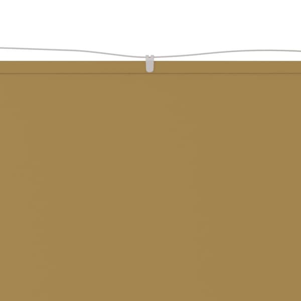Markis vertikal beige 140x600 cm oxfordtyg