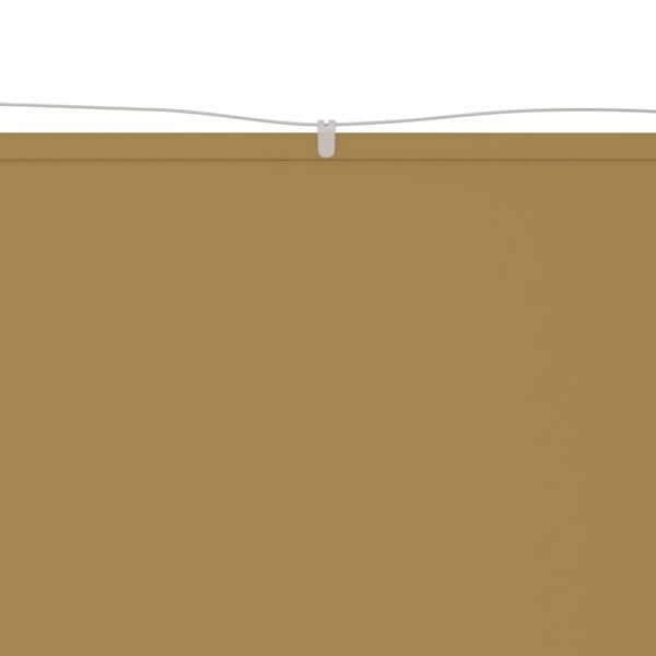 Markis vertikal beige 100x800 cm oxfordtyg