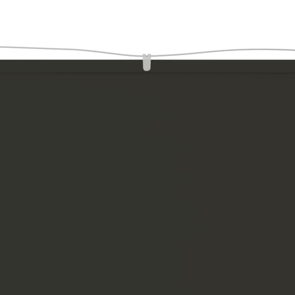 lodret markise 100x1200 cm oxfordstof antracitgrå