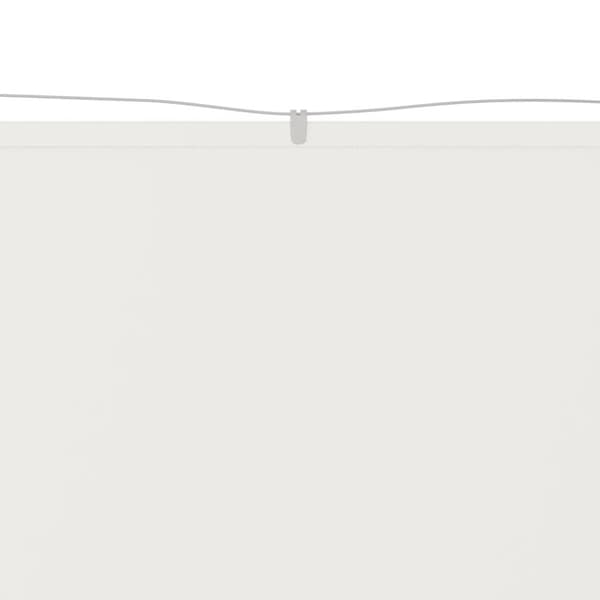 lodret markise 140x270 cm oxfordstof hvid